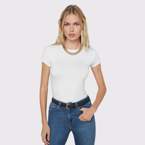 L'agence Ressi Slim-Fit Tee in White