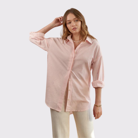 Charli Taylor Shirt in Pink Stripe