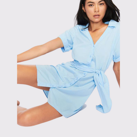 Nation Nida Wrapped Button Up Dress