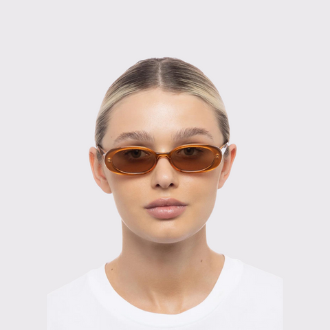 Le Specs Sunglasses 'Outta Love' in caramel