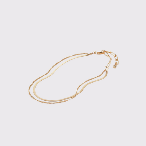 Jenny Bird Surfside Anklet in Gold