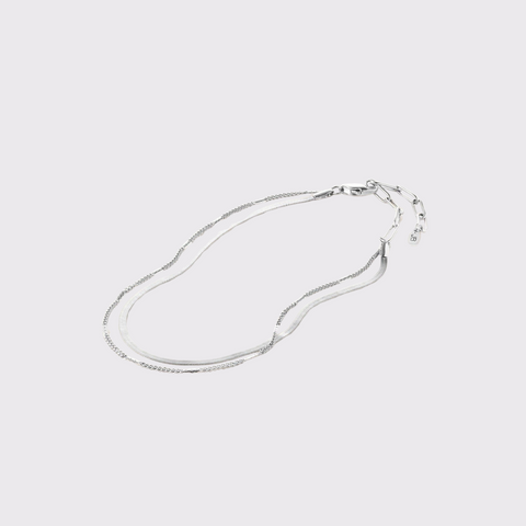 Jenny Bird Surfside Anklet in Silver