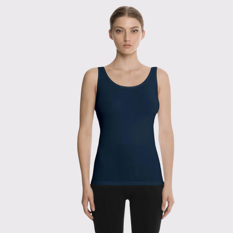 Wolford Jamaika Top Sleeveless in Navy