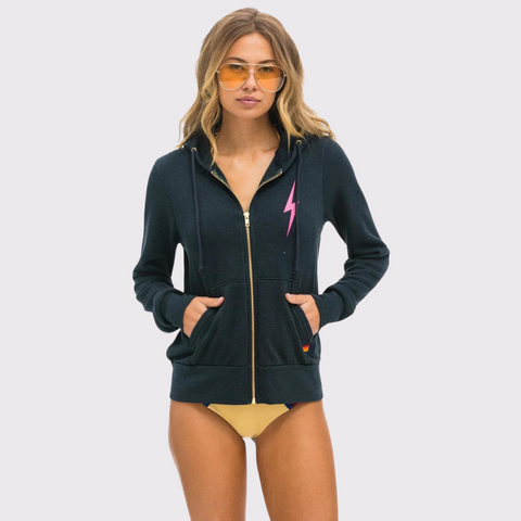 Aviator Nation Aviator Nation Bolt Zip Hoodie