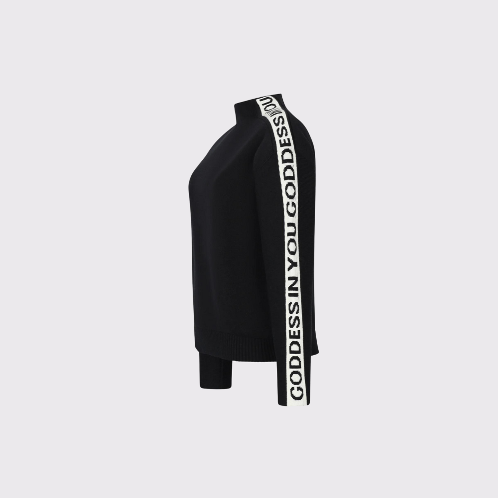 Hera Concept Goddess Sweater in Black