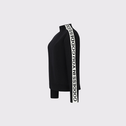 Hera Concept Goddess Sweater in Black