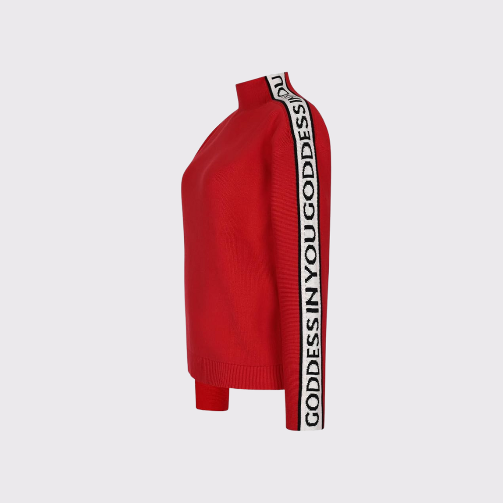 Hera Concept Goddess Sweater in Red