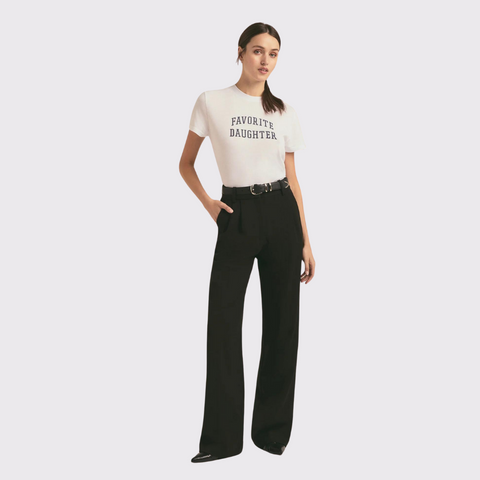 Favorite Daughter Cropped Collegiate Tee