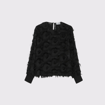 Marella Damien Feather Long Sleeve Top