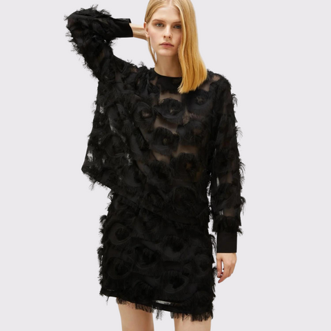 Marella Damien Feather Skirt - One Left - Size 2