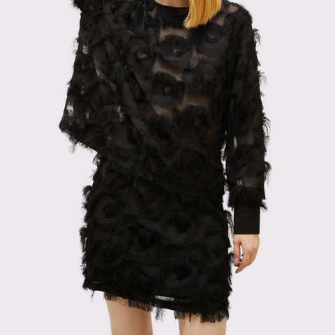 Marella Damien Feather Skirt - One Left - Size 2