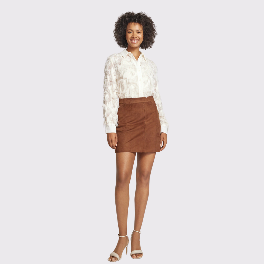Marella Damien Feather Button Up Blouse