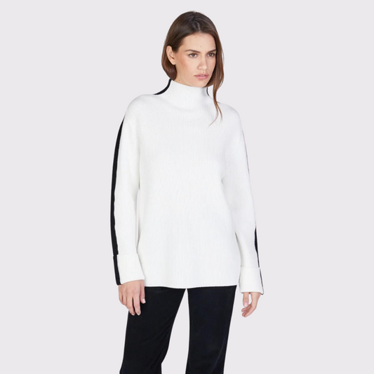 Marc Aurel Sweater With Contrast Detail