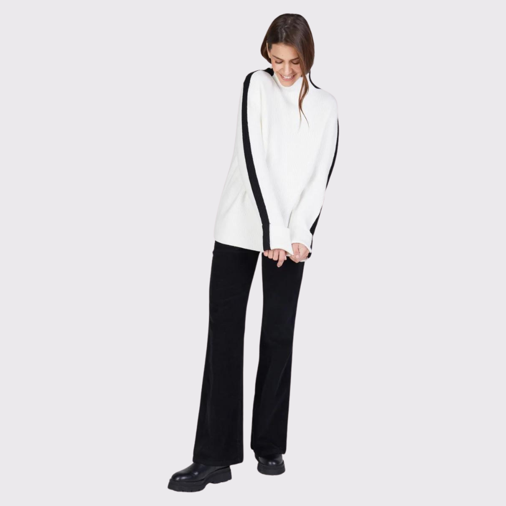 Marc Aurel Sweater With Contrast Detail