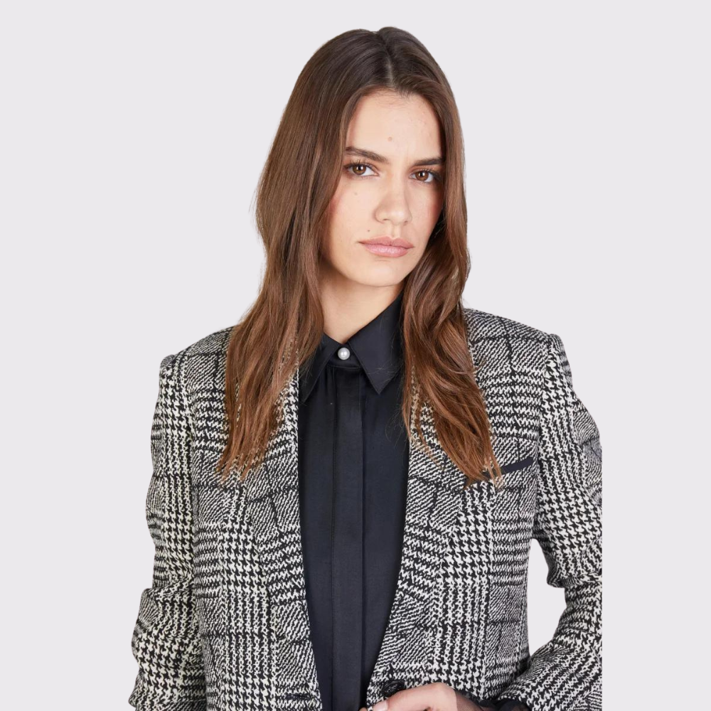 Marc Aurel Stretch Glencheck Blazer Carriage Trade Shop in the Kingsway Toronto Canada
