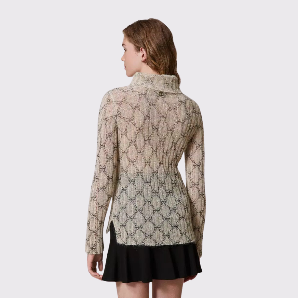 Twinset Mohair Blend Turtleneck