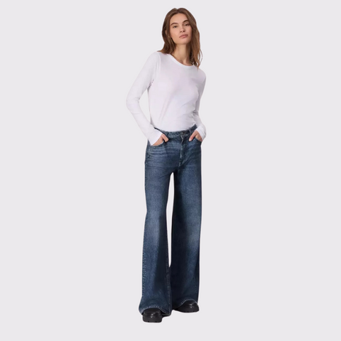 Rag & Bone Miramar Sofie Full Length Wide-Leg Pant