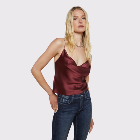 L'agence Calista Cowl Neck Cami