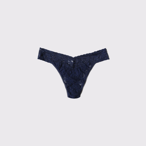 Hanky Panky Signature Lace Thong Navy