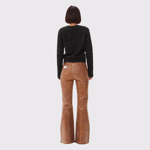 GANNI Alpaca Cotton Mix O-Neck Sweater