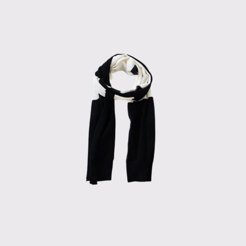 Kerri Rosenthal Black and White Love Scarf