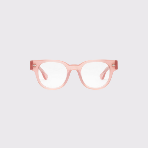 Caddis Dohbro Reading Glasses in Matte Pink