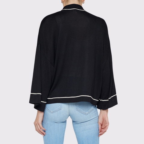 L'Agence Becker Knit Crop Kimona