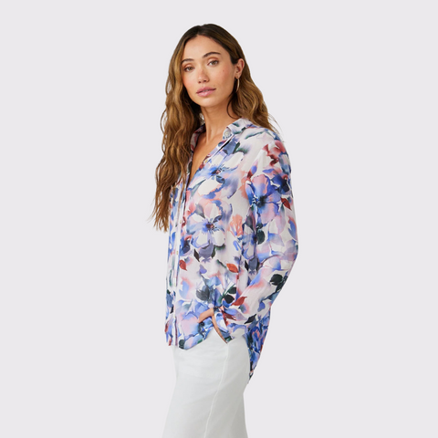 Bella Dahl Clean Front Hipster Shirt