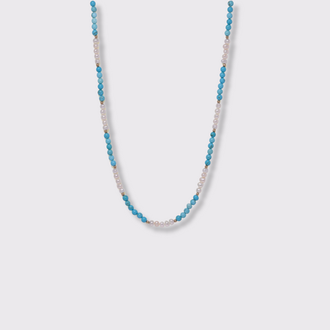 Aynur Jahan Pearl Delight with Turquoise