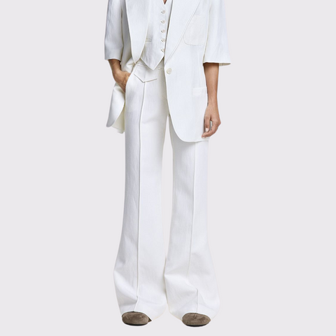 Smythe Patch Pocket Pintuck Trouser