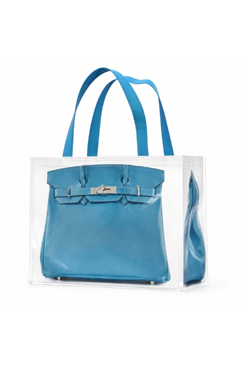 Designer Grocery Tote Blue