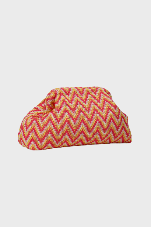 City Girl Pouch Yellow Wave