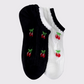 No Show Cherry Sock Set