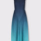 Long Estrella Dress in Twighlight Blue