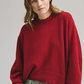 Hi-low Crewneck Cashmere Sweater