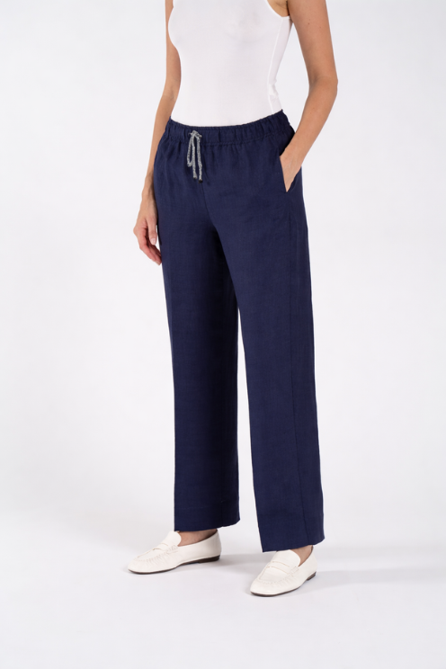 Linen Drawstring Pant