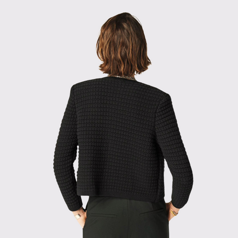 Ba&sh Gaspard Cardigan in Black