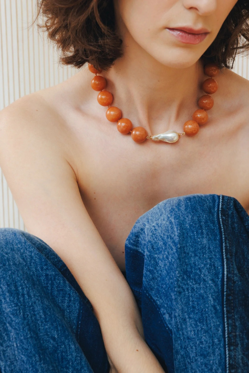 Aventurine Bold Collar