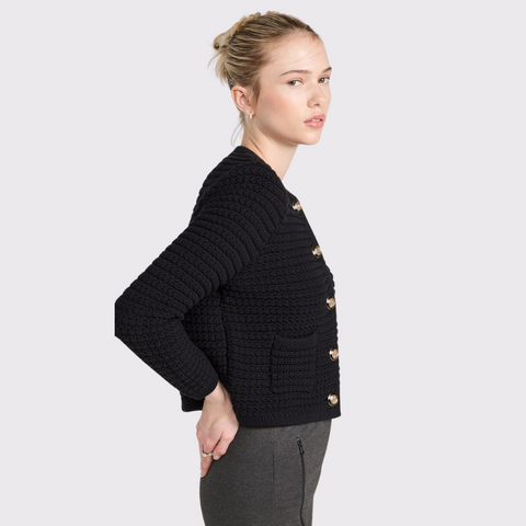 Ba&sh Gaspard Cardigan in Black