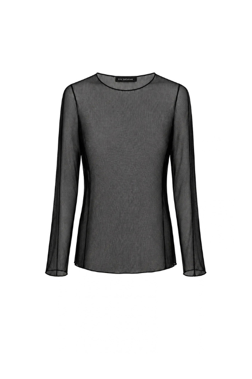 Mesh Long Sleeve Top
