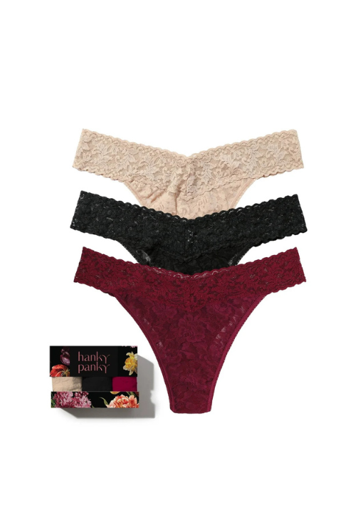 3 Pack Original Rise Thongs - CBDM