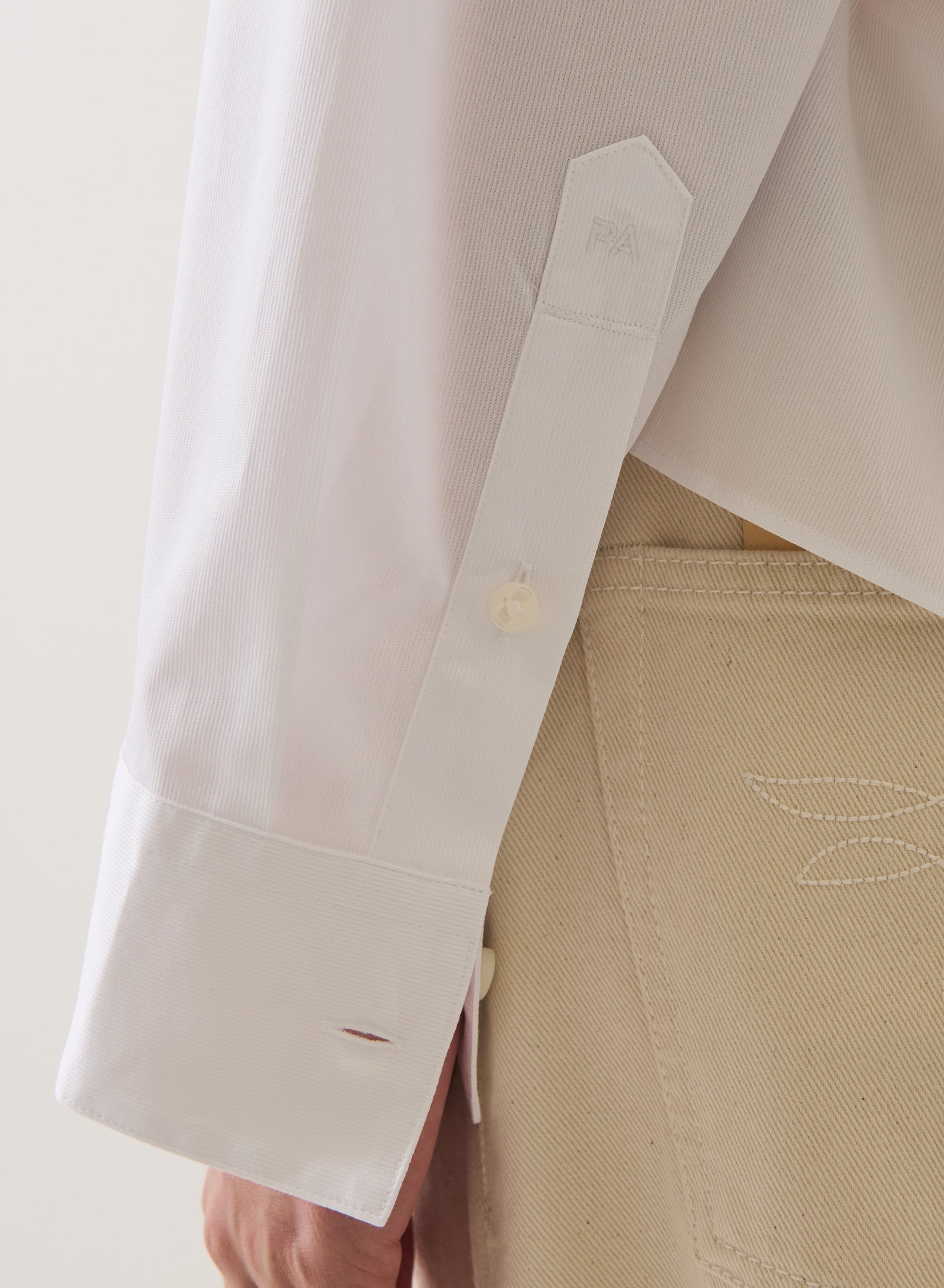 LS COTTON BOXY SHIRT