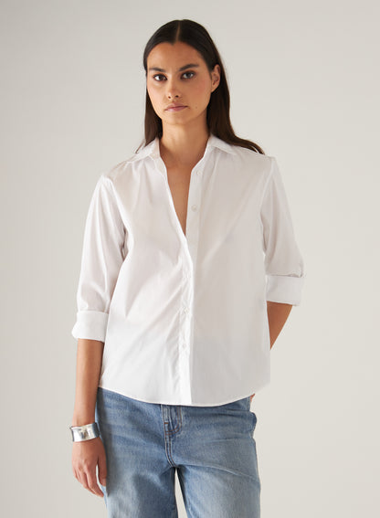 LS COTTON STRETCH CLASSIC FIT SHIRT