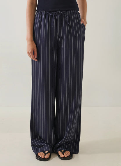 NAVY PINSTRIPE