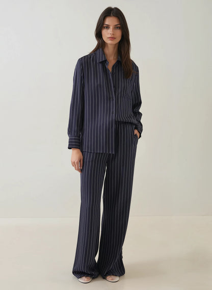 SILK DRAWSTRING PANT