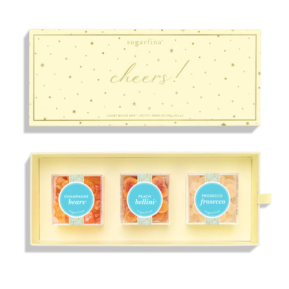 Cheers - 3pc Candy Bento Box® (Preset)