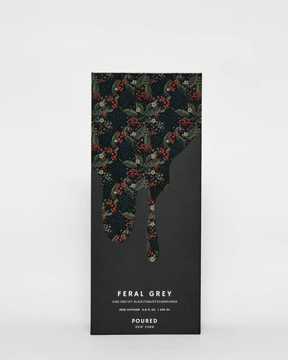 FERAL GREY: 10 OZ Soy Wax Candle