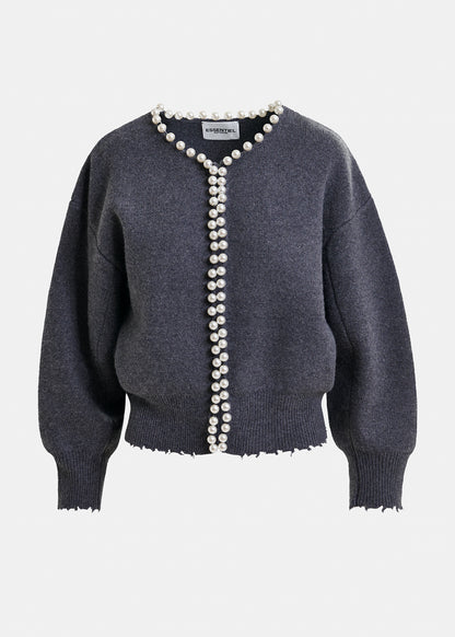 Pearl Embellished Cardigan