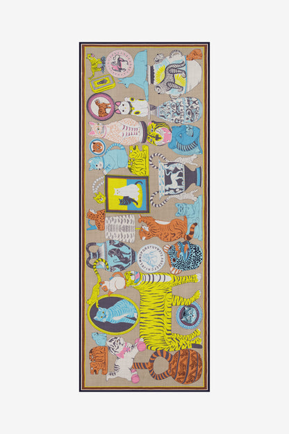 SCARF / ETOLE 70 COLLECTIONNEUR PASTEL/PASTEL