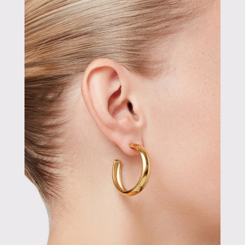Jenny Bird Staple Hoops Large